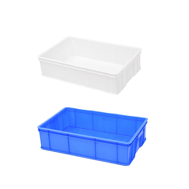2PCS Rectangular Thickened Plastic Storage Box Durable for Household Storage Use