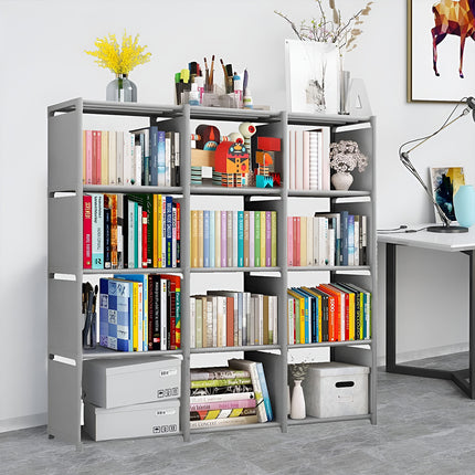 Minimalist Bookshelf Storage Cabinet for Living Room Bedroom Office Space Saving