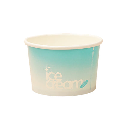 100PCS 4oz Ice Cream Cups Paper Cups Food-Grade Water-Proof Oil-Proof Takeaway