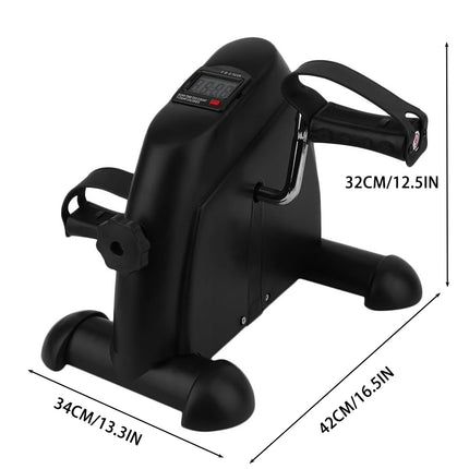 Mini Folding Exercise Bike Home Use Compact Fitness Bike Foldable Leg Trainer