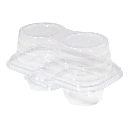 100PCS Transparent Cupcake Packaging Box Muffin Container Bakery