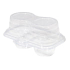 100PCS Transparent Cupcake Packaging Box Muffin Container Bakery