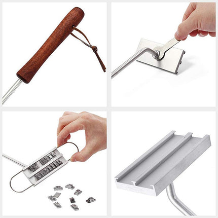 Alphabet Fire Branding Barbecue Grill Tool Custom Branding Iron for BBQ Meat