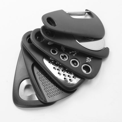 6 Pcs Kitchen Gadget Set Space-Saving Stackable 430 Stainless Steel