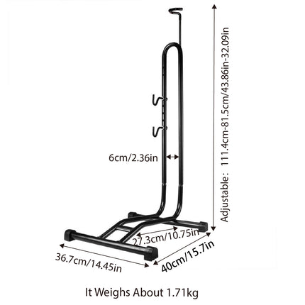 Mountain Bicycle Stand Parking Rack L Shaped Frame Bike Display Maintenance Tool