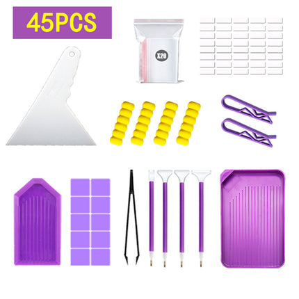 45 or 84 PCS Diamond Painting Tool Kit for DIY Diamond Art Craft Projects Use