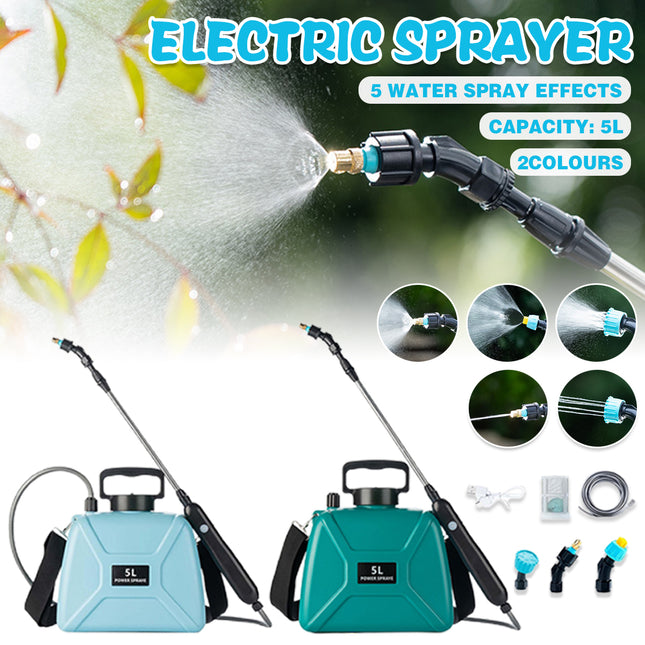 Home Gardening Electric High Pressure Water Sprayer Flower Watering Artifact
