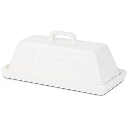 Large Capacity Sealed Ceramic Butter Tank Universal Model With Lid Storage Box