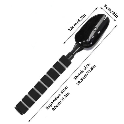 Portable Fishing Casting Ear Spoon Mini Nesting Spoon for Outdoor Fishing Gear