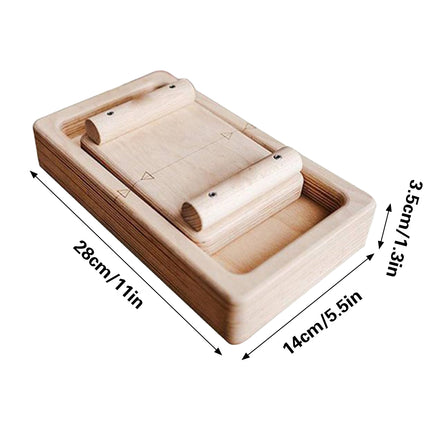 Wooden Finger Wrist Strength Trainer for Athletes Gamers Hand Grip Exercise