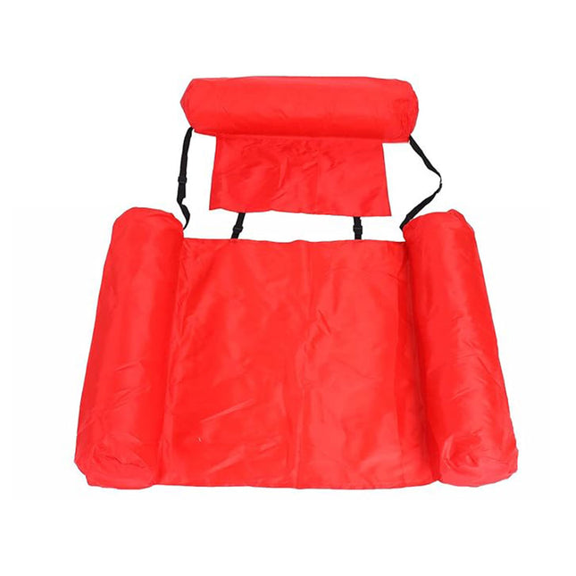 Inflatable Pool Lounge Chair Floating Recliner Seat for Pool Relaxation