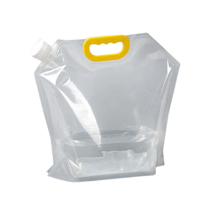 20PCS Portable Clear Water Storage Bags 1.5L 2.5L with Cap for Camping Picnic