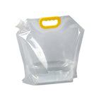 20PCS Portable Clear Water Storage Bags 1.5L 2.5L with Cap for Camping Picnic