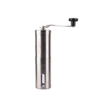 Stainless Steel Manual Coffee Grinder Ceramic Burr Portable Silver Black