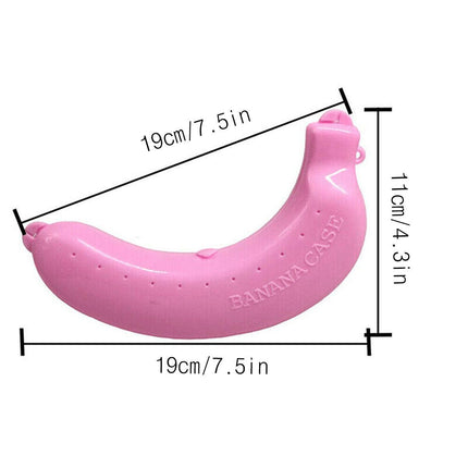 Banana Case Holder Carrier Storage Fruit Lunch Box Protector Container Austock