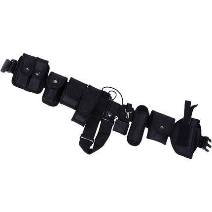 10 in 1 Multifunction Utility Waist Belt with Pouches for Outdoor and Work Use