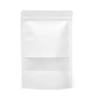 100PCS Kraft Paper Bags with Clear Window Gift Bags Easy to Use for Small Items