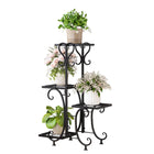 Multi Tier Plant Stand Metal Rack Indoor Outdoor Balcony Garden Shelf