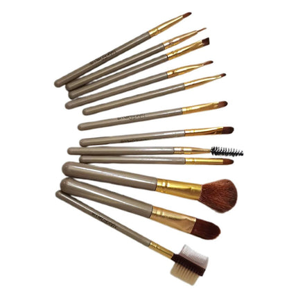 12pcs Makeup Brush Set Foundation Blush Eyeshadow Lip Eyebrow Kit with Box
