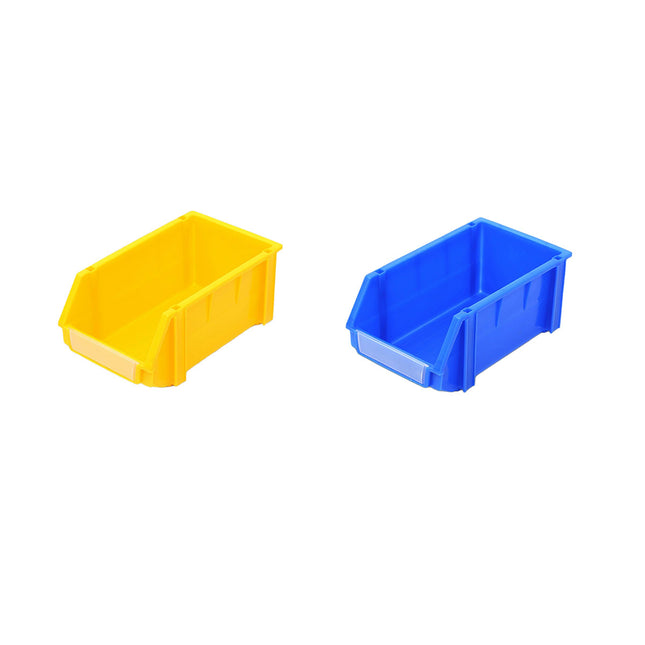 2PCS Thickened Slanted Plastic Storage Box for Screws Nuts Crafts Storage Use