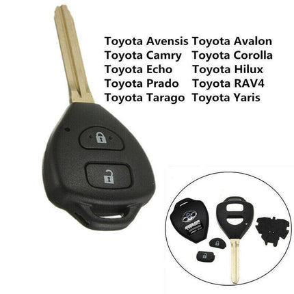 Remote Key Button Shell Compatible with Toyota Models - Aimall