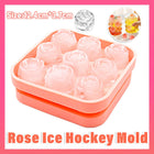 Rose Silicone Ice Ball Mould Box Ice Compartment Tray for Home Bar Drink Making