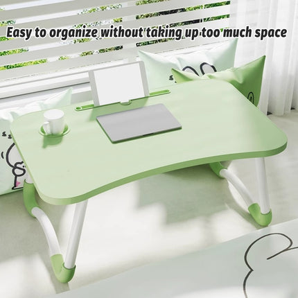 Bedside Small Table Foldable for Office Study Sturdy Portable for Laptop Books
