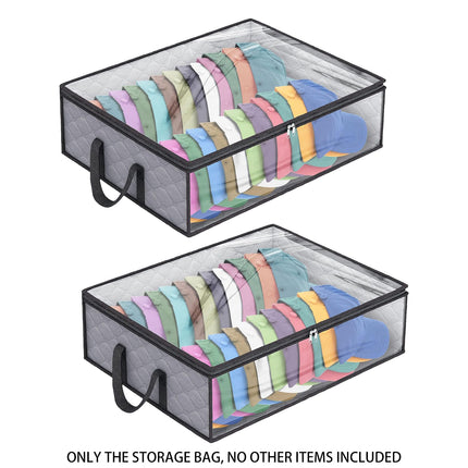 2PCS Hat Storage for Baseball Caps Organizer Holds 40 Hats Visual Storage Bag