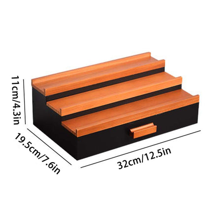 Wooden Storage Box Drawer Shelf Organizer Wooden Chest Home Decor Storage