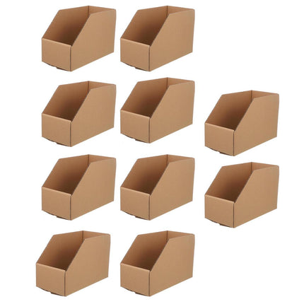 10pcs Slanted Display Boxes for Sorting Organising Storage Containers Organizer