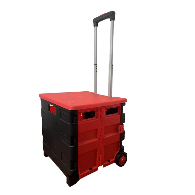 Portable Multi Function Foldable Trolley Case Telescopic Handle Wheels Luggage