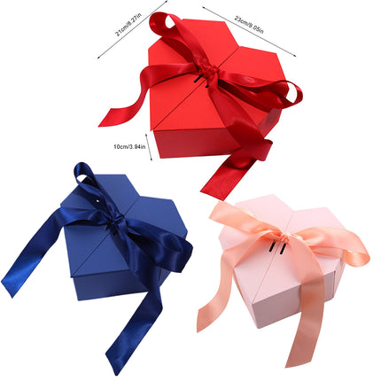Gift Box Empty Love Birthday Box for Presents Decorative Packaging for Gifts