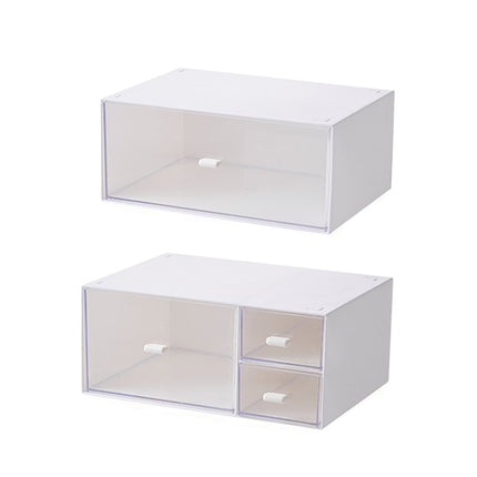 Transparent Drawer Storage Box Clear Dustproof Easy Sorting for Cosmetics Jewelry