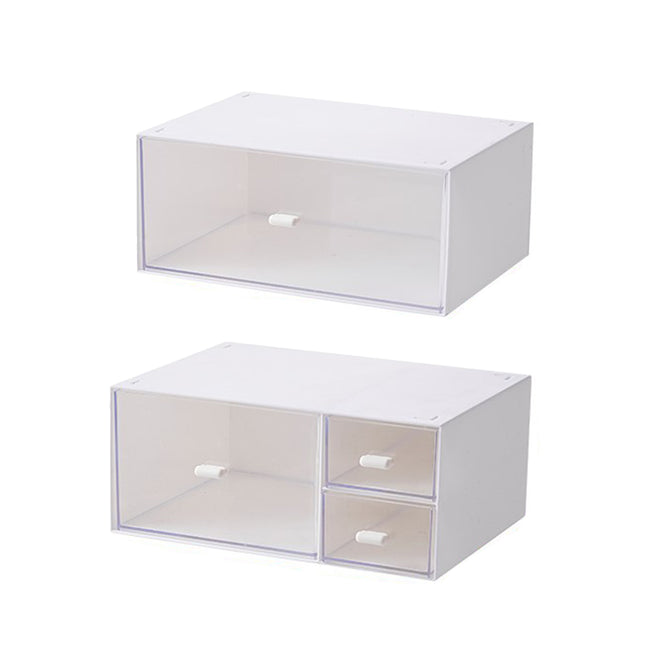 Transparent Drawer Storage Box Clear Dustproof Easy Sorting for Cosmetics Jewelry
