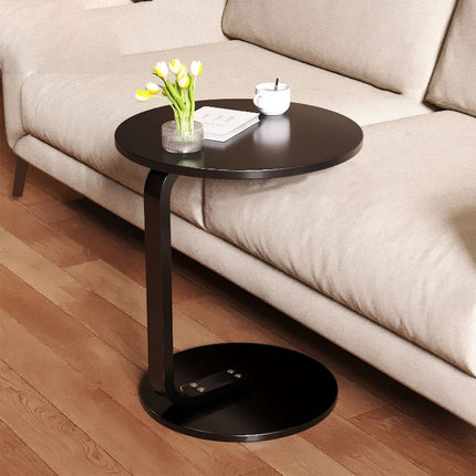 Small Round Coffee Table Simple Sofa Side Table Compact Modern Home Furniture