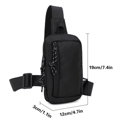 Mini Chest Bag Crossbody Bag Oxford Fabric Material Daily Casual Shopping Travel