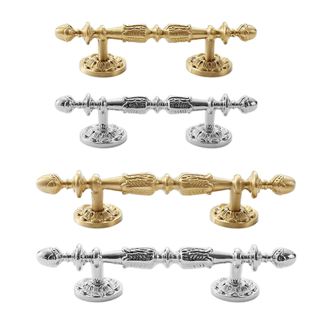 French Cabinet Door Handles Long Pull Retro Style for Closet Drawer Cupboard Use