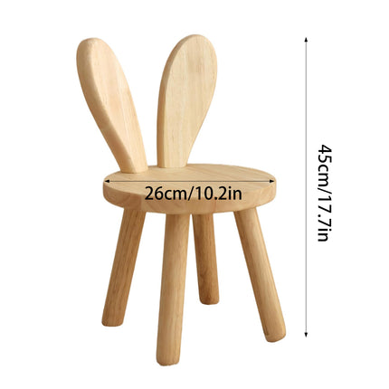 Solid Wood Stool Home Shoe Bench with Backrest for Entryway LivingRoom Furniture