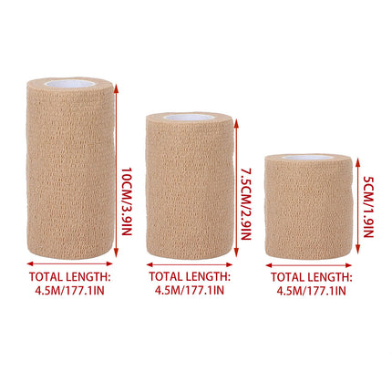 6PCS Self Adhesive Elastic Wrap Non Woven Cohesive Tape for Sports and Daily Use