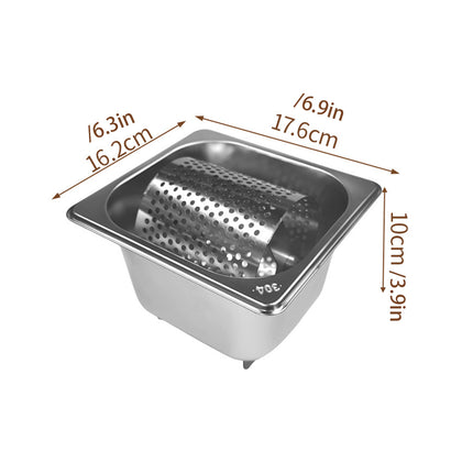 304 Stainless Steel Butter Roller with Collection Tray