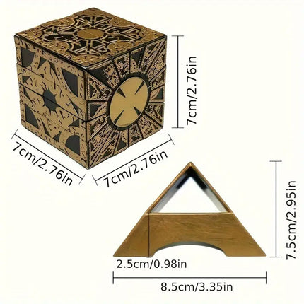 Rubiks Cube Decoration Toy Rotating Detachable Desk Ornament Creative Display
