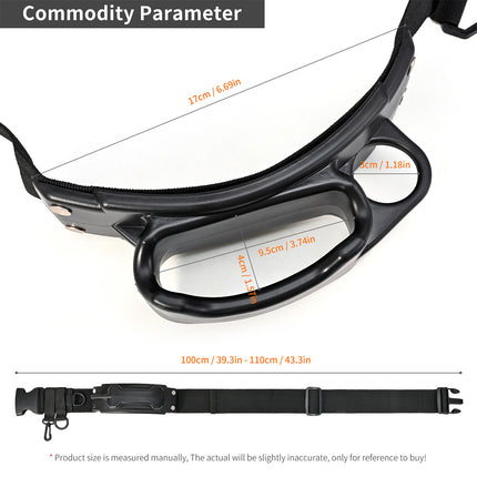 Fly Fishing Hand Rod Holder Adjustable Belt Rod Holder for Fishing Belts Wading