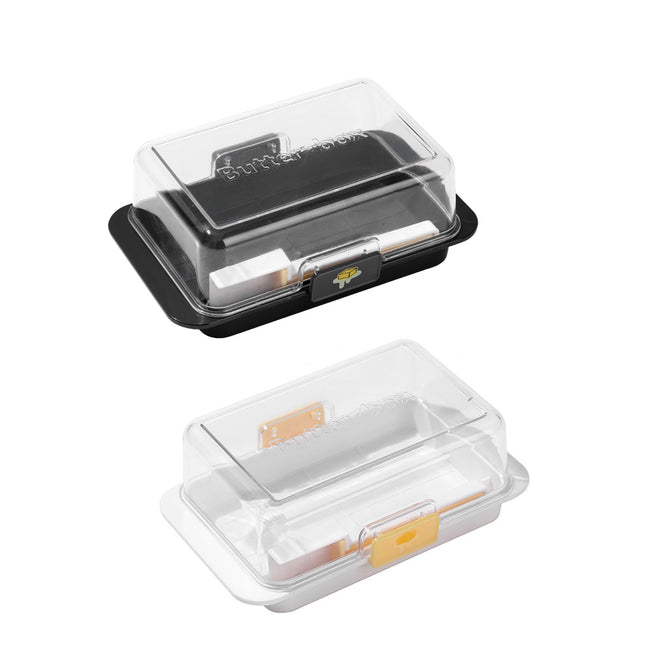 Butter Cheese Storage Box Kitchen Container with Lid Plastic Fridge Organizer