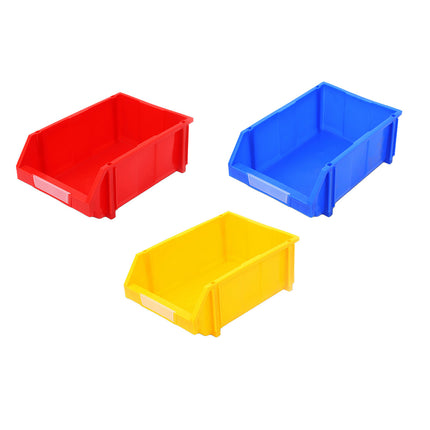 2 Pcs Thickened Slanted Plastic Storage Box for Screws Nuts Crafts Storage Use