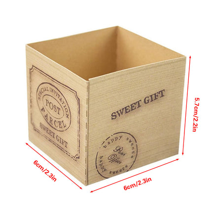 Cupcake Box Set 100pcs Kraft Paper Baking Mousse Cup Holders for Party Dessert