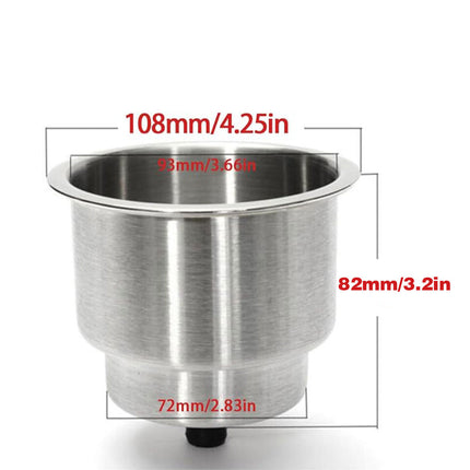 2PCS Boat Cup Holder Yacht Drink Rack Marine Tea Beverage Mount for Watercraft