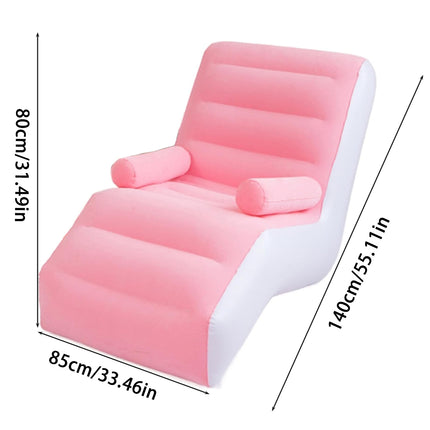Portable Inflatable Lounge Sofa Chair Outdoor Recliner Air Couch Folding Seat