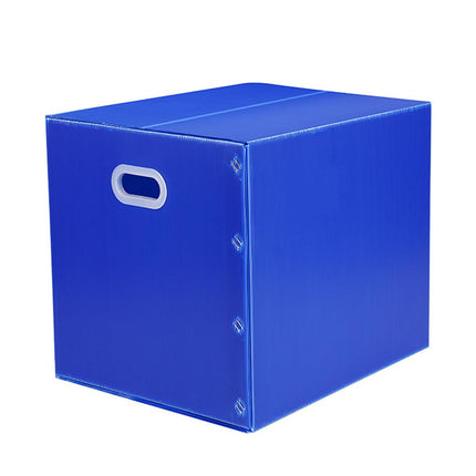 Large Capacity Waterproof Plastic Storage Box Foldable Moving Organizer Durable