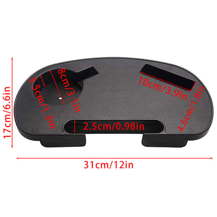 2pcs Clip On Side Table Tray Cup Holder For Sun Lounger Camping Chair Outdoor