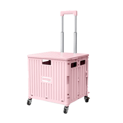 Portable Foldable Shopping Cart Grocery Trolley Wheels Collapsible Supermarket